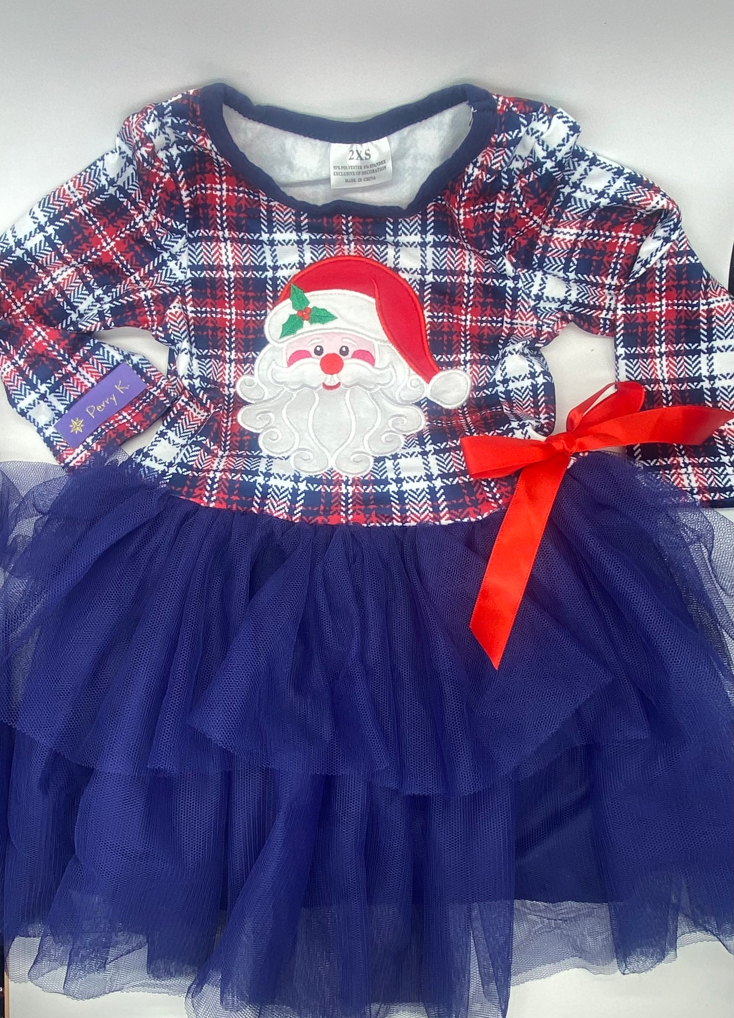Santa plaid dress