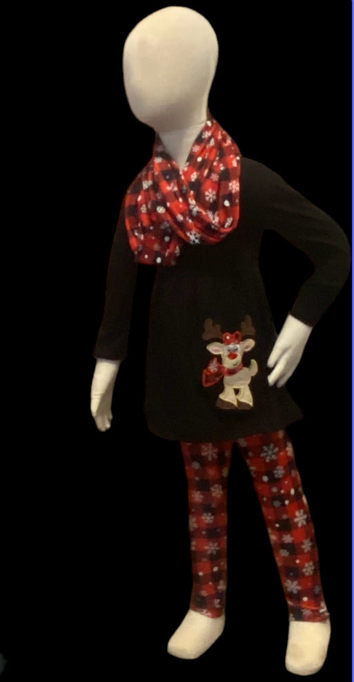3 piece reindeer set