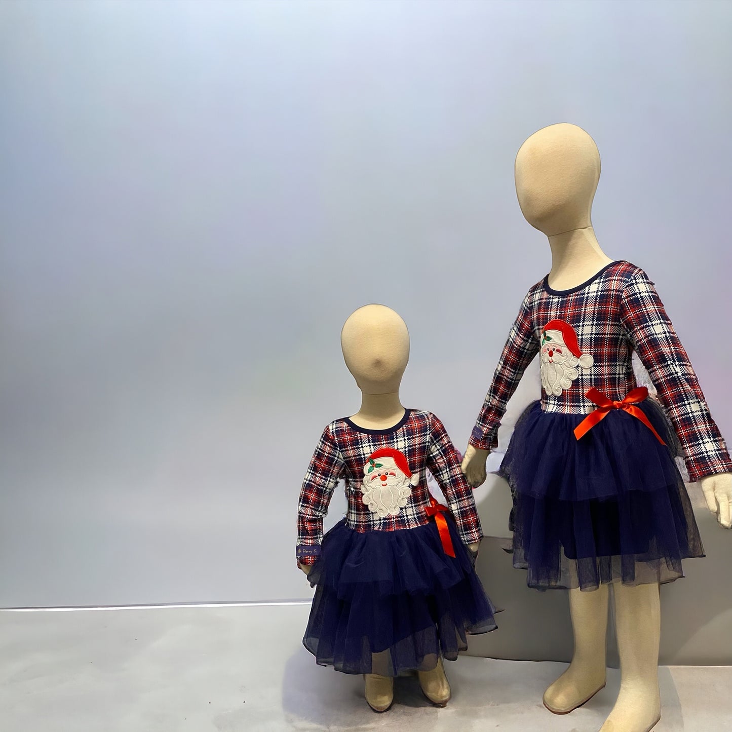 Santa plaid dress