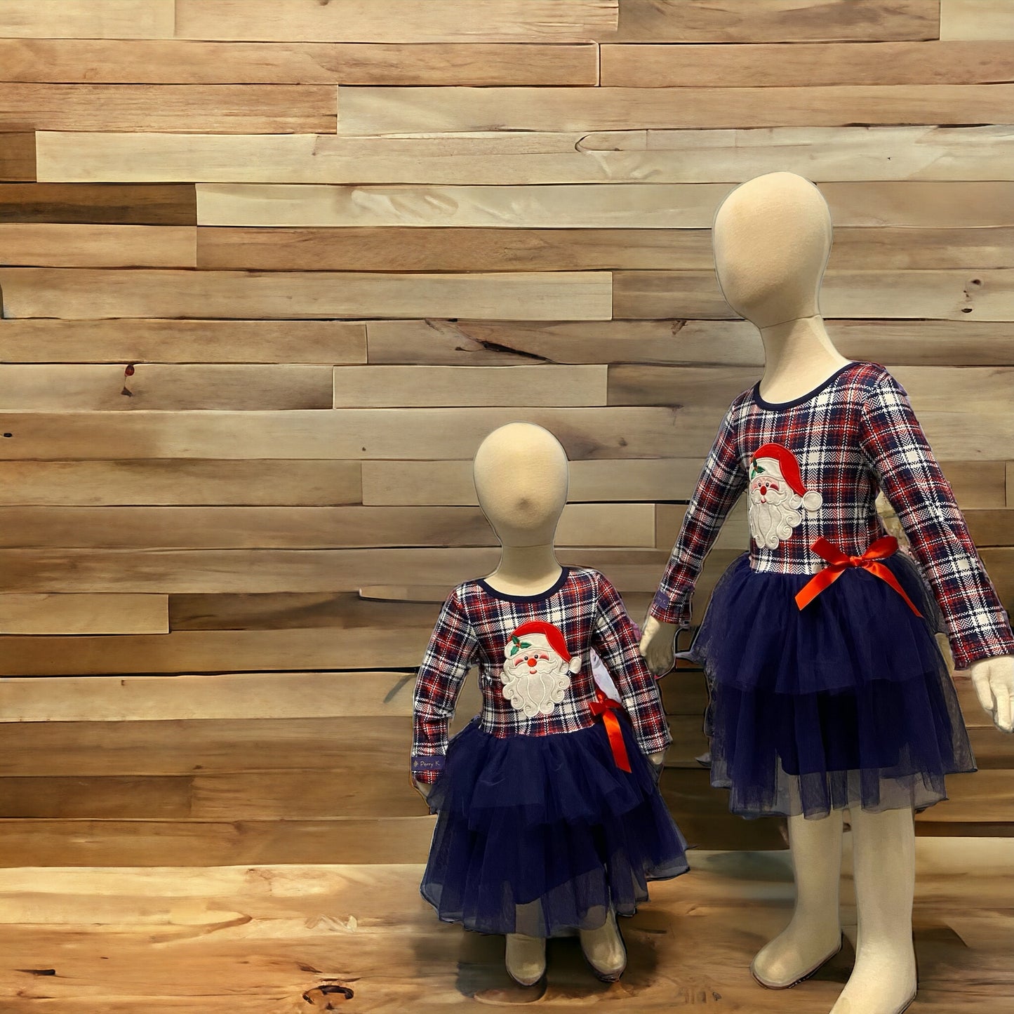 Santa plaid dress