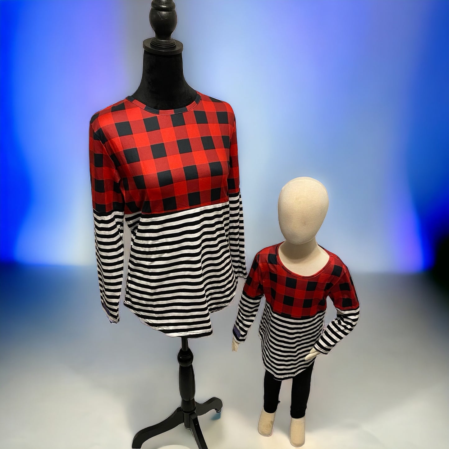 Plaid with mommy