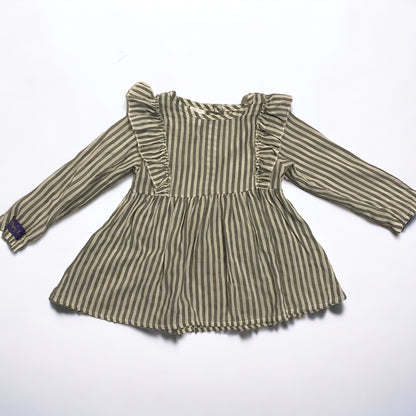 Ruffle stripe shirt/dress