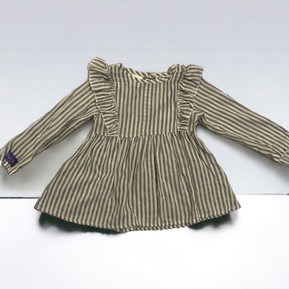 Ruffle stripe shirt/dress