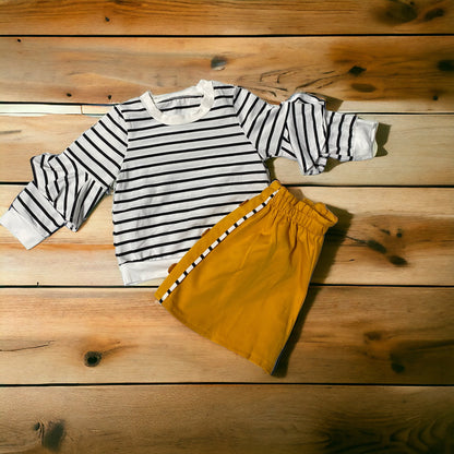 Mustard & Stripes 2 piece set