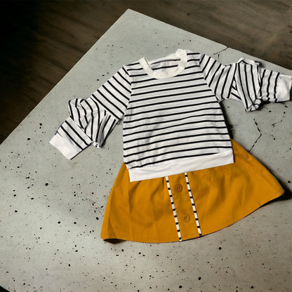 Mustard & Stripes 2 piece set