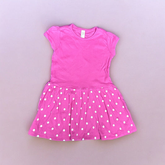 Pink & White polka dot dress